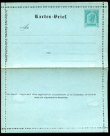 ÖSTERREICH Kartenbrief K15 Gez. L9.5 1890 Kat. 6,00 €+ - Cartes-lettres