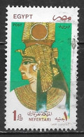 Egypt 1997. Scott #1657 (U) Queen Nefertari *Complete Issue* - Gebruikt