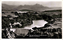 Barrage De Rossens, Lac De La Gruyere, Moleson, Vus D'avion (1708) * 17. 8. 1953 - Rossens
