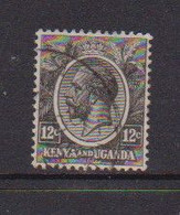 KENYA  UGANDA    1922    12c  Grey  Black    USED - Kenya & Uganda