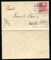 ÖSTERREICH Kartenbrief K47b Wels - Leipzig 1910 - Letter-Cards