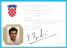PERICA BUKIC - Yugoslavia Water Polo Team Winner Of TWO GOLD MEDALS On Olympic Games 1984 And 1988 - Authographs