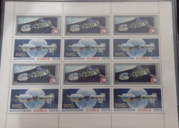 SP) 1975 RUSSIA, SATELLITE, SPACE, COMPLETE SERIES, MNH - Other & Unclassified