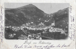 GRUSS AUS LICHTENSTEIG → Schöner, Alter Lichtdruck Anno 1900 - Lichtensteig