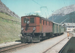 Chemins De Fer Rhétiques, Train à S-Chanf, Photo 1970 BVA RhB 124.5 - S-chanf