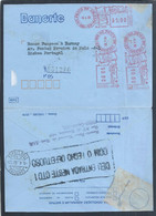 Carta Registada Do Banorte Banco Nacional Norte, Brasil B.F.B. 1982. Marca 'Deu Entrada Neste CTC1 Com Fecho Defeituoso - Lettres & Documents