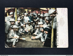 Ansichtskarte Postcard - US Soldiers Life - "cock Fighting" 1908 - Sonstige & Ohne Zuordnung
