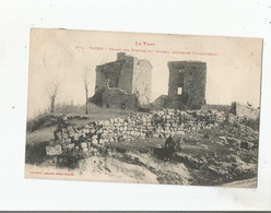 VAOUR 574 LE TARN RESTES DES DONJONS DU CHATEAU (ANCIENNE COMMANDERIE) 1907 - Vaour