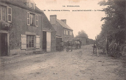 50 - MANCHE - BEAUMONT-HAGUE - Le Village - Route De Cherbourg à Jobourg (10098) - Beaumont