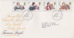 Enveloppe  FDC  1er  Jour  GRANDE  BRETAGNE   Ecrivains  Femmes  Célébres    EUROPA    1980 - 1980