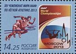 2013 RUSSIA IAAF Athletics Moscow 2013. 1v: 14.25 - Ongebruikt