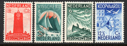 668.NETHERLANDS.1933 SAILOR'S HOME,SC.B62-B65 MH - Neufs