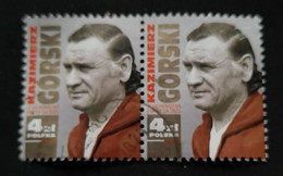 Polen Polska 2021 2x Kazimierz Gorski Fußballtrainer Und Funktionär Gebraucht - Used Stamps