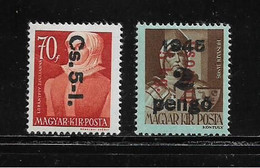 HONGRIE  ( EUHO - 413 )  1946   N° YVERT ET TELLIER      N° 2+7   N* - Postpaketten