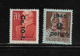 HONGRIE  ( EUHO - 414 )  1946   N° YVERT ET TELLIER      N° 4+7   N* - Postpaketten