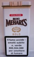 AGIO FILTER MINI MEHARI'S SIGARI METAL SCATOLA ITALY - Scatola Di Sigari (vuote)