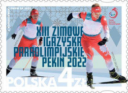 Poland 2022 / XIII Paralympic Winter Games Beijing 2022, Ice Skiing, Sport, Athletes MNH** New!!! - Winter 2022: Beijing