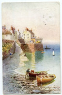 ARTIST : WIMBUSH - APPLEDORE (TUCK'S OILETTE) / POSTMARK - INSTOW / WINCHCOMBE, TEMPLE GUITING, WELLS HEAD FARM (SNOOK) - Wimbush