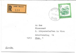 2007v: Rekobeleg 8480 Mureck Ans Finanzamt Nach Wien, Gelaufen 1983 - Mureck