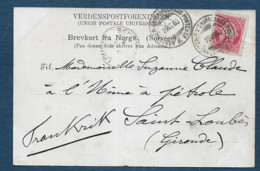 Cachet D'ambulant  HARDANGER SONDHORDLANDS POSTEKSP - Lettres & Documents