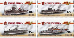 2013 RUSSIA Military Ships Of 1945. 4v: 10,12,15,20 - Ongebruikt