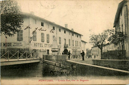 Montluel * La Grande Rue , Côté De Dagneux * Hôtel Et Café Du Midi - Montluel