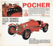 Catalogue Pocher 1970 Rivarossi ALFA, FIAT, Trains à échelle HO, Canons Etc - Französisch