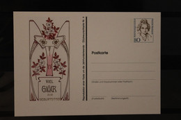 Deutschland 1998,  Jugendstil-Repro Ganzsache, Wertstempel Frauen, Ungebraucht - Cartoline Private - Nuovi