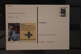 Deutschland 1999, Ganzsache Kindernothilfe, Wertstempel Sehenswürdigkeiten - Cartes Postales Privées - Neuves