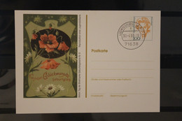 Deutschland 1998,  Jugendstil-Repro Ganzsache, Wertstempel Frauen, Gebraucht - Private Postcards - Used