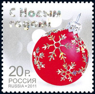 2011 Russia 1780 New Year. Christmas 2,40 € - Ongebruikt