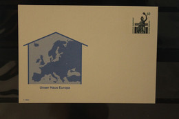 Deutschland 1990, Ganzsache "Unser Haus Europa", Ungebraucht - Cartoline Private - Nuovi