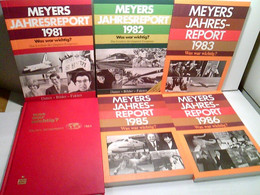 Konvolut Bestehend Aus 6 Bänden, Zum Thema: Meyers Jahresreporte 1981-1986 Was War Wichtig? - Lexika