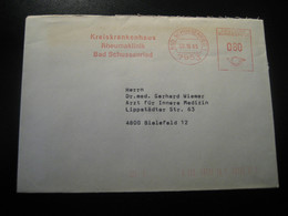 BAD SCHUSSENRIED 1985 Rheumatism Rhumatisme Clinic Hospital Clinique Thermal Health Meter Mail Cancel Cover GERMANY - Thermalisme