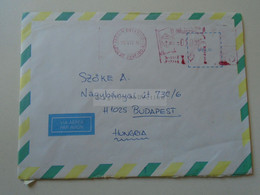 D188319 BRASIL Brazil -    Airmail  Cover Cancel Rio De Janeiro -Jardim Botanico 1998 EMA METER Machine Stamp - Briefe U. Dokumente
