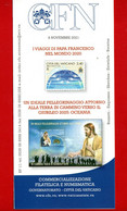 VATICANO - 2021 - Bollettino Ufficiale - I Viaggi Di PAPA FRANCESCO Nel MONDO -  09/11/2021. - Covers & Documents