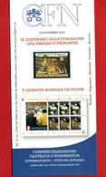 VATICANO - 2021 - Bollettino Ufficiale - Abbazia Di Prémontré - Giornata Mondiale Dei Poveri -  09/11/2021. - Briefe U. Dokumente