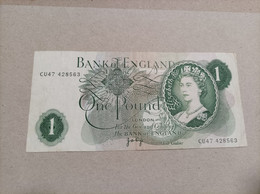 Billete De Inglaterra De 1 Pound - 1 Pound
