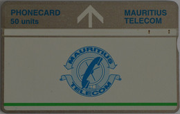 Mauritius - L&G - Telecom's Logo - With Green Line - 605A - 05.1996, 50Units, 20.000ex, Used - Mauritius