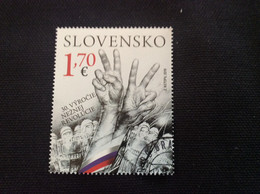 Slovaquie 2019 YT 784 Oblitéré 30 Ans De La Révolution De Velours Velvet Revolution - Used Stamps