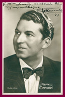 Autographe Et Dédicace De PIERRE MERCADEL - Chanteur D'Opéra - Photo Studio INTRAN - 1941 - Sänger Und Musiker