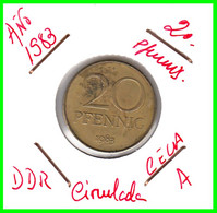 ( GERMANY ) AÑO 1983 REPUBLICA DEMOCRATICA DE ALEMANIA ( DDR ) MONEDAS DE 20 PFENNING CECA-A - 20 Pfennig