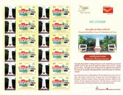 India 2021 NEW *** Liberation Of Goa, Diamond Jubilee Year OPERATION VIJAY Military 12v Stamp Mint MNH (**) Inde Indien - Nuevos