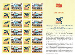 India 2021 NEW *** Larson & Toubro Construction And Mining Machinery Business 12v Stamp Mint MNH (**) Inde Indien - Nuevos
