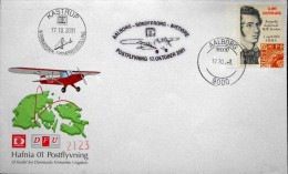 Denmark 2001 Special  Cancel Cover Kastrup-Alborg 17-10 Postflyvning  ( Lot 694 ) - Briefe U. Dokumente