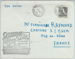 82591 - CANADA - Postal History -  SPECIAL EVENT COVER From Saskatoon 1961 WATER - Postal History