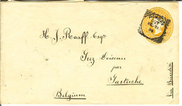 Enveloppe De BOMBAY Pour Grez-Doiceau 1895  , Two ; Cachet SEA POST OFFICE B . - Briefe