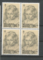 OCB 1272v Postfris Zonder Scharnier **  In Blok Van 4 ( Kleine C  Rechtse Zegels  ) - Sonstige & Ohne Zuordnung
