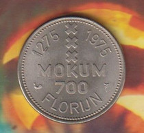 Amsterdam : 1275 - 1975     700 Jaar Mokum   700 Florijn    (1011) - Souvenir-Medaille (elongated Coins)