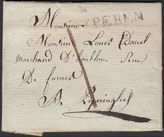 Belgique 1822 - Précurseur Avec Griffe "YPERON"................ (DD) DC-10421 - 1815-1830 (Dutch Period)